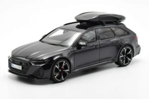 Audi RS6 C8 Avant Mythos Черен С Карбонов Покрив Asia Edition GT Spirit 1:18 CLDC007 Смола