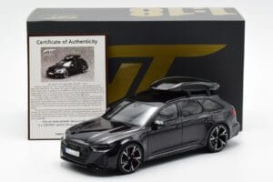 Audi RS6 C8 Avant Mythos Черен С Карбонов Покрив Asia Edition GT Spirit 1:18 CLDC007 Смола — снимка 6 от 6