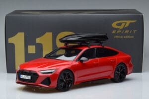 Audi RS7 C8 Sportback Червен Asia Edition GT Spirit 1:18 CLDC021 Смола — снимка 6 от 6