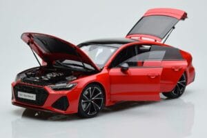 Audi RS7 C8 Sportback Червен Kengfai 1:18 VAKF 0332 Смола — снимка 2 от 7
