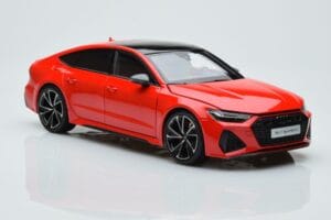Audi RS7 C8 Sportback Червен Kengfai 1:18 VAKF 0332 Смола — снимка 5 от 7