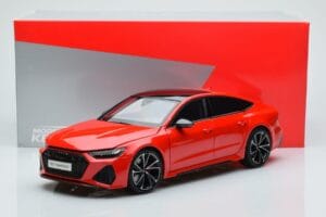 Audi RS7 C8 Sportback Червен Kengfai 1:18 VAKF 0332 Смола — снимка 7 от 7