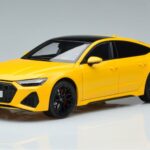 Audi RS7 C8 Sportback Жълт Vossen Rims Лимитирана Серия Kengfai 1:18 VAKF 0335 Метал