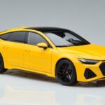 Audi RS7 C8 Sportback Жълт Vossen Rims Лимитирана Серия Kengfai 1:18 VAKF 0335 Метал - image 6 of 8