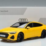 Audi RS7 C8 Sportback Жълт Vossen Rims Лимитирана Серия Kengfai 1:18 VAKF 0335 Метал - image 8 of 8