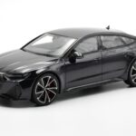 Audi RS7 C8 Sportback Mythos Черен Asia Edition GT Spirit 1:18 CLDC011 Смола