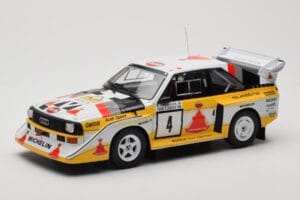 Audi Sport Quattro S1 E2 #4 S. Blomqvist / B. Cederberg Rally 1000 Lakes 1985 IXO 1:18
