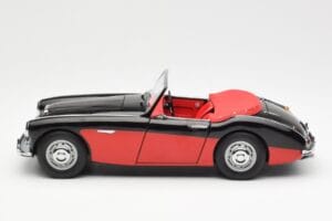 Austin-Healey 3000 Mk I Spider Черен Червен Kyosho 1:18 08141KR Метал — снимка 4 от 8