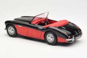 Austin-Healey 3000 Mk I Spider Черен Червен Kyosho 1:18 08141KR Метал — снимка 7 от 8