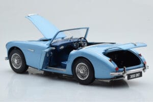 Austin-Healey 3000 Mk1 BN7 Син Kyosho 1:18 08149HBL Метал — снимка 3 от 8