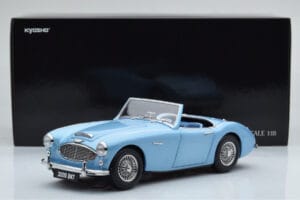 Austin-Healey 3000 Mk1 BN7 Син Kyosho 1:18 08149HBL Метал — снимка 8 от 8