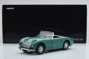 Austin-Healey Sprite Зелен Kyosho 1:18 08953LG Метал — снимка 8 от 8