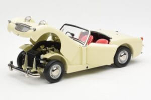 Austin-Healey Sprite Mk I Open Old English Бял Kyosho 1:18 08953EW Метал — снимка 2 от 8