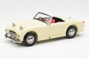 Austin-Healey Sprite Mk I Open Old English Бял Kyosho 1:18