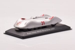Auto Union Stromlinie #31 AVUS 1937 Сребрист Minichamps 1:43 5030900503 Метал — снимка 2 от 4