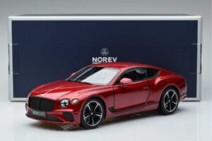 Bentley Continental GT Candy Червен Norev 1:18 182788 Метал — снимка 7 от 7