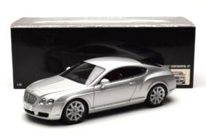 Bentley Continental GT Сребрист Minichamps 1:18 100139021 Метал — снимка 8 от 8