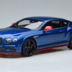 Bentley Continental GT Speed Black Edition Син GT Spirit 1:18 KJ006 Смола