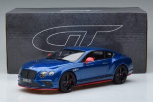 Bentley Continental GT Speed Black Edition Син GT Spirit 1:18 KJ006 Смола — снимка 6 от 6
