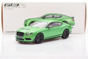 Bentley Continental GT3-R Apple Зелен Almost Real 1:18 830402 Метал — снимка 8 от 8