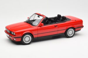 BMW 318i E30 Кабриолет Червен Norev 1:18