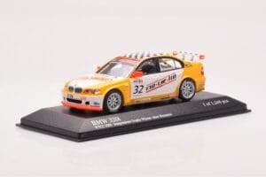 BMW 320i E46 Wiechers Sport #32 Hennerici / Wiechers WTCC 2005 Minichamps 1:43 400052432 Метал — снимка 2 от 4