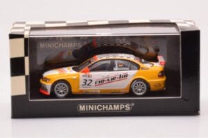 BMW 320i E46 Wiechers Sport #32 Hennerici / Wiechers WTCC 2005 Minichamps 1:43 400052432 Метал — снимка 4 от 4