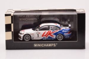BMW 320si E90 BMW Team UK #1 A. Priaulx WTCC Porto Winner 2007 Minichamps 1:43 400072601 Метал — снимка 4 от 4