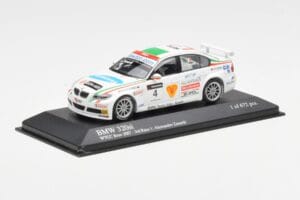 BMW 320si E90 BMW Team Italy Spain #4 A. Zanardi WTCC Brno 3rd Race 2007 Minichamps 1:43 400072604 Метал — снимка 2 от 4