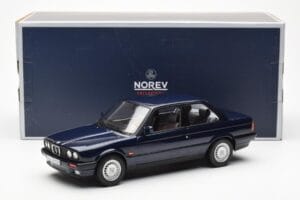 BMW 325i E30 Синьо Металик Norev 1:18 183201 Метал — снимка 6 от 6