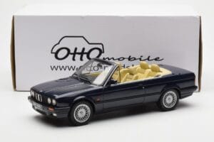 BMW 325i E30 Кабриолет Син Otto 1:18 OT114 Смола — снимка 6 от 6