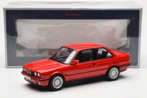 BMW 325i E30 Червен Norev 1:18 183202 Метал — снимка 6 от 6