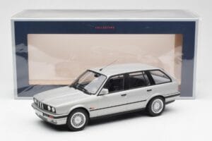 BMW 325i E30 Touring Сребрист Norev 1:18 183216 Метал — снимка 6 от 6