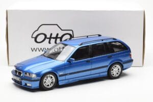 BMW 328i E36 Touring M Package Син Otto 1:18 OT358 Смола — снимка 6 от 6