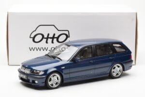 BMW 330i E46 Touring Синьо Otto 1:18 OT251 Смола — снимка 6 от 6