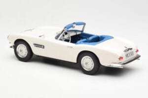 BMW 507 Roadster Бял Norev 1:18 183232 Метал — снимка 5 от 6