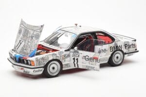 BMW 635 CSi E24 #11 D. Quester / M. Tassin / M. Heger 24 Hours of Spa 1986 AUTOart 1:18 80430145826 Метал — снимка 2 от 8