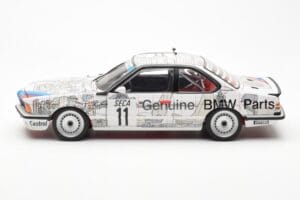 BMW 635 CSi E24 #11 D. Quester / M. Tassin / M. Heger 24 Hours of Spa 1986 AUTOart 1:18 80430145826 Метал — снимка 4 от 8