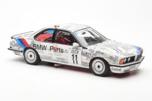 BMW 635 CSi E24 #11 D. Quester / M. Tassin / M. Heger 24 Hours of Spa 1986 AUTOart 1:18 80430145826 Метал — снимка 6 от 8