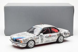 BMW 635 CSi E24 #11 D. Quester / M. Tassin / M. Heger 24 Hours of Spa 1986 AUTOart 1:18 80430145826 Метал — снимка 8 от 8