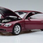BMW 645Ci E63 Тъмночервен Kyosho 1:18 08701CR Метал - image 2 of 7