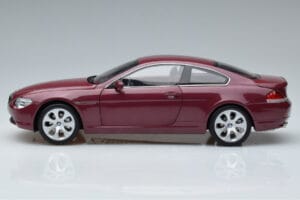 BMW 645Ci E63 Тъмночервен Kyosho 1:18 08701CR Метал — снимка 4 от 7