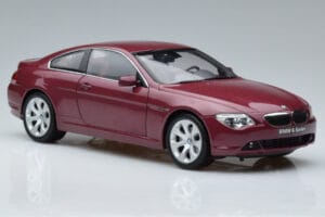 BMW 645Ci E63 Тъмночервен Kyosho 1:18 08701CR Метал — снимка 5 от 7