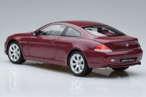 BMW 645Ci E63 Тъмночервен Kyosho 1:18 08701CR Метал — снимка 6 от 7