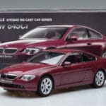 BMW 645Ci E63 Тъмночервен Kyosho 1:18 08701CR Метал - image 7 of 7
