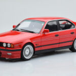 BMW Alpina B10 E34 Biturbo Червен Otto 1:18