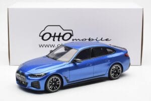 BMW i4 M50 G26 Син Otto 1:18 OT453 Смола — снимка 6 от 6