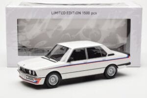 BMW M535i E12 Бял Norev 1:18 183265 Метал — снимка 5 от 5