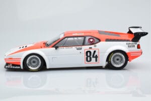 BMW M1 Equipe Dominique Lacaud #84 H. Stuck / Burger / D. Lacaud 24 Hours of Le Mans 1980 Minichamps 1:18 155802984 Метал — снимка 3 от 6