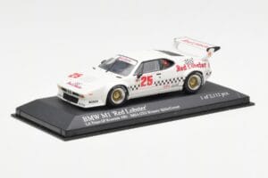 BMW M1 IMSA #25 Red Lobster Cowart / Miller LA Times Grand Prix Winner 1981 Minichamps 1:43 430812525 Метал — снимка 2 от 4